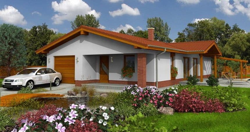 Energetski efikasna montažna kuća sa velikim otvorima